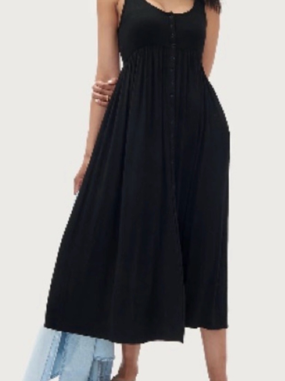 Hatch The Softest Ribbed Nursing dress